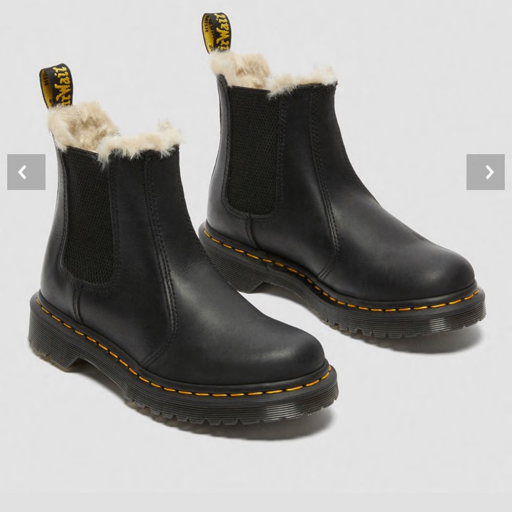 Doc Martens Faux Fur Lined Chelsea Boot